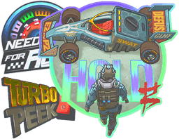 Auto Racing Stickers 
