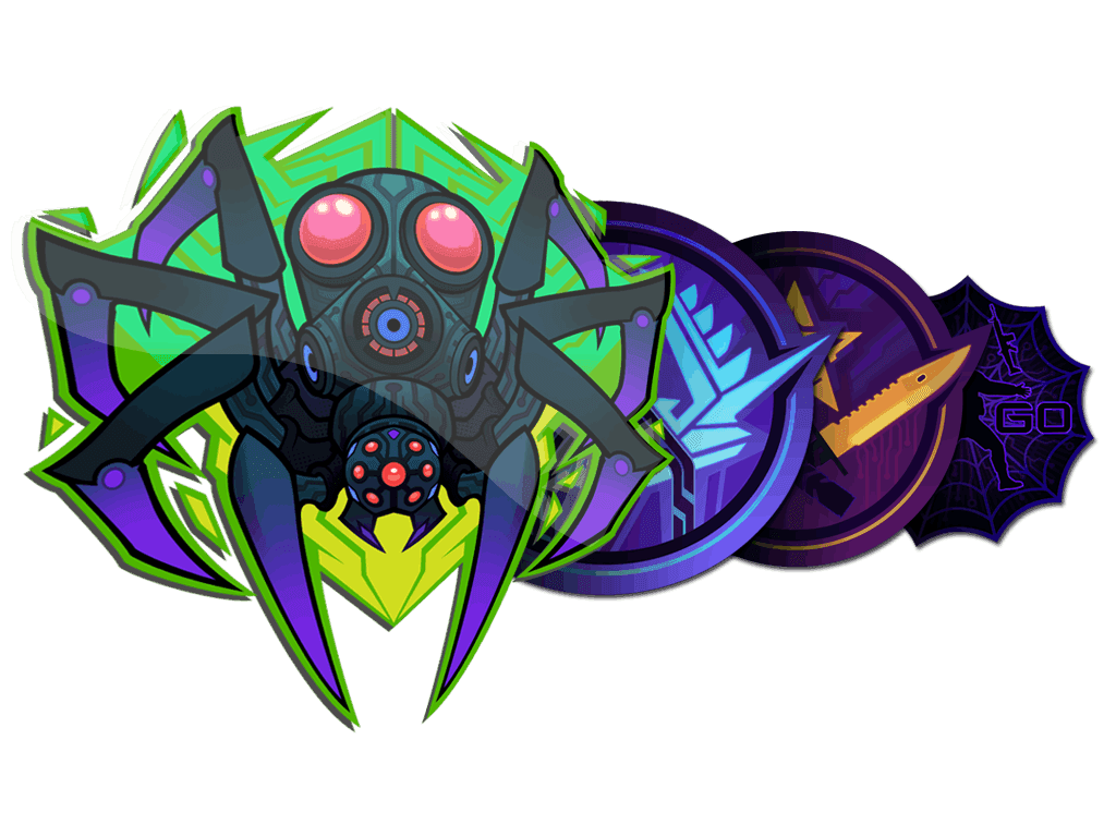 Shattered Web Stickers 