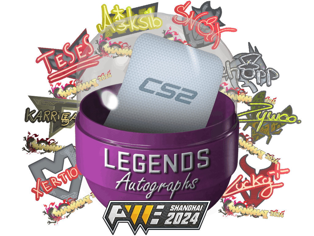 Shanghai 2024 Legends Autograph Capsule Skins