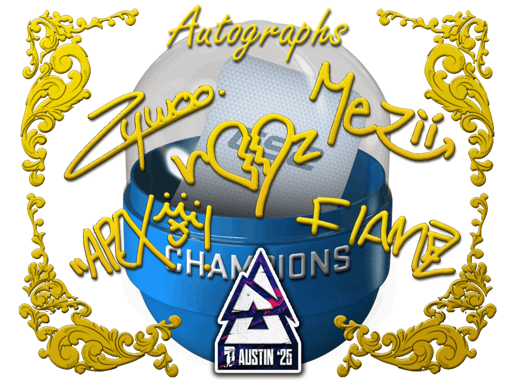 Austin 2025 Champions Autograph Capsule Skins