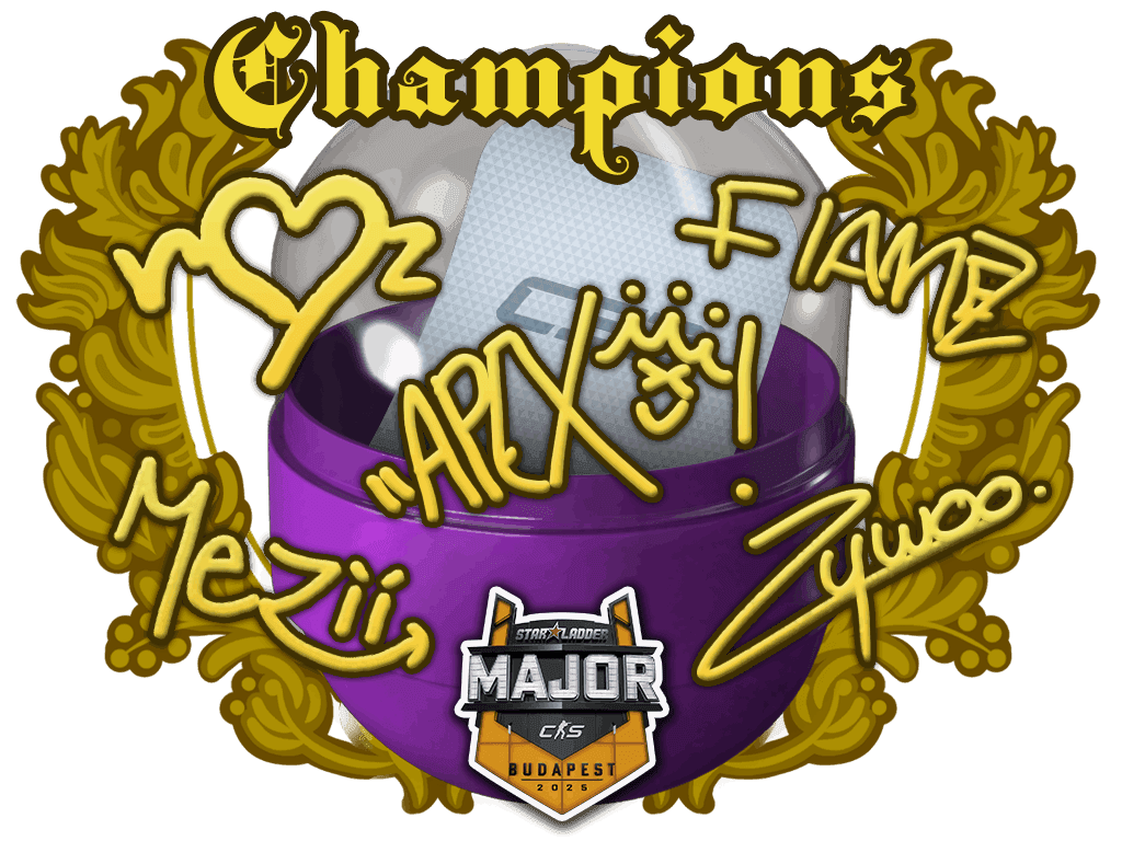 Budapest 2025 Champions Autograph Capsule Skins
