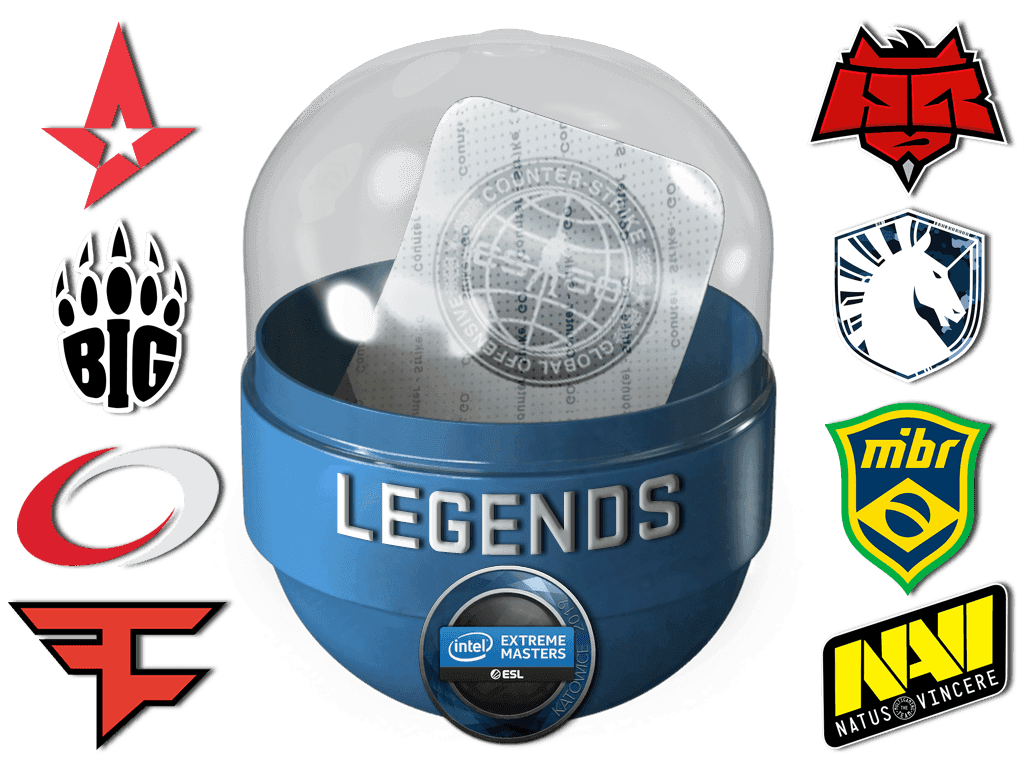 Katowice 2019 Legends (Holo-Foil) Skins