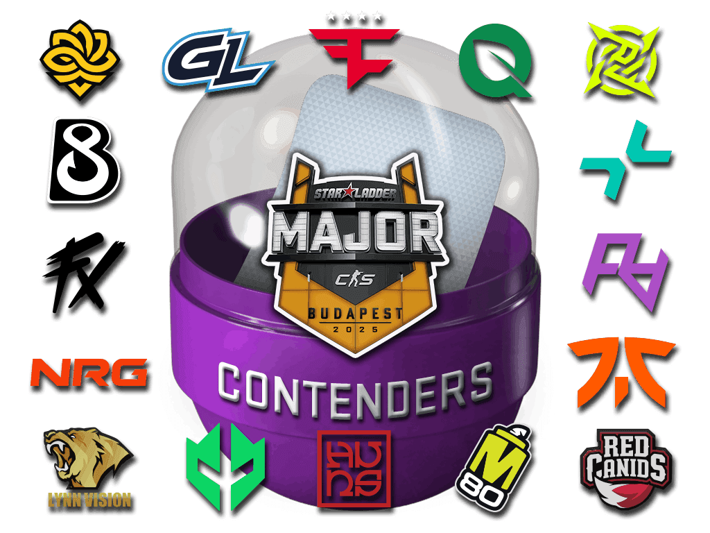 Budapest 2025 Contenders Sticker Capsule Skins