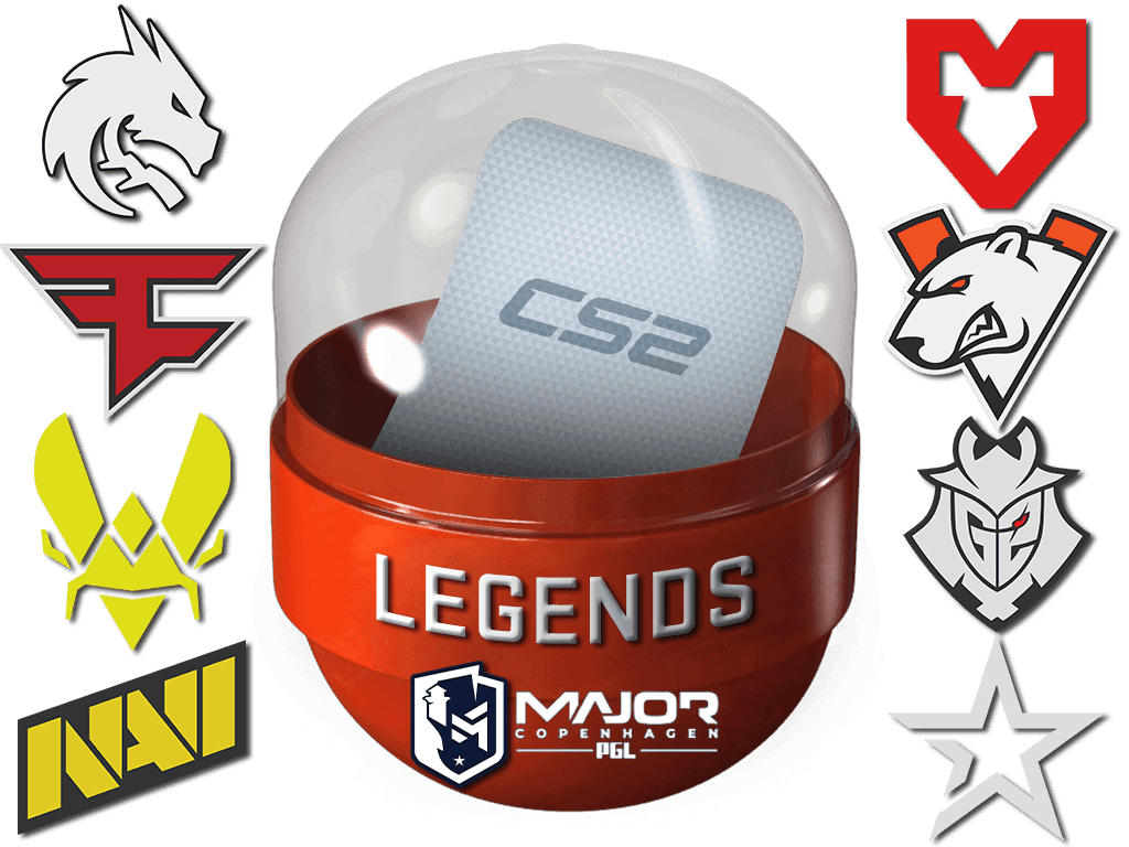 Copenhagen 2024 Legends Sticker Capsule Skins