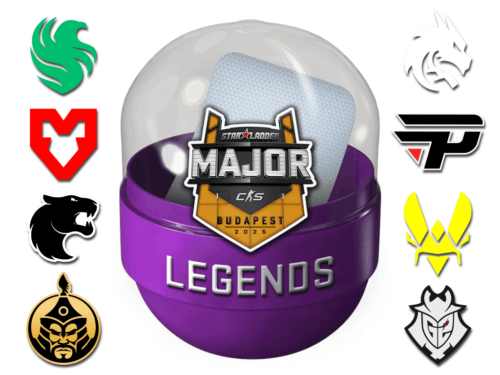 Budapest 2025 Legends Sticker Capsule Skins