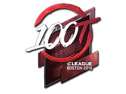 100 Thieves (Foil) CS2 Sticker