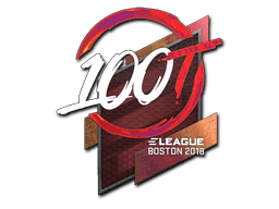 100 Thieves (Holo) CS2 Sticker