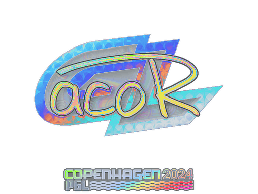 acoR (Holo) CS2 Sticker