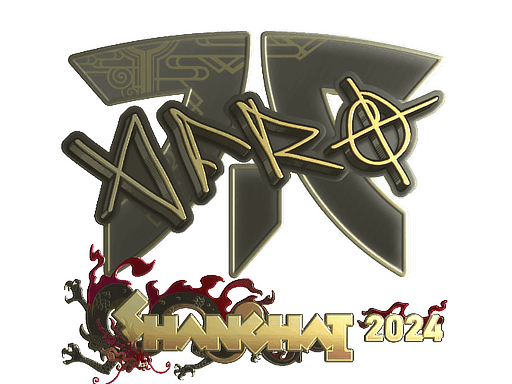 afro (Gold) CS2 Sticker