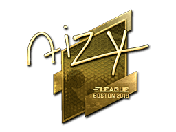 aizy (Gold) CS2 Sticker