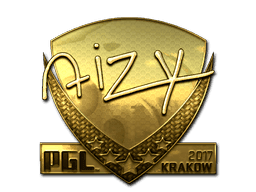 aizy (Gold) CS2 Sticker
