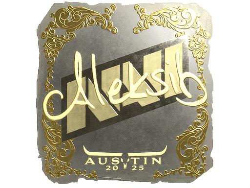 Aleksib (Gold) CS2 Sticker
