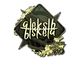 Aleksib (Gold) CS2 Sticker