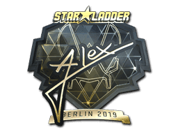 ALEX (Gold) CS2 Sticker