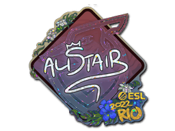 aliStair (Glitter) CS2 Sticker