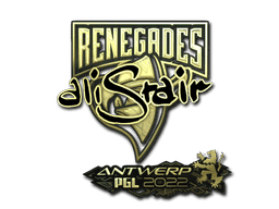 aliStair (Gold) CS2 Sticker