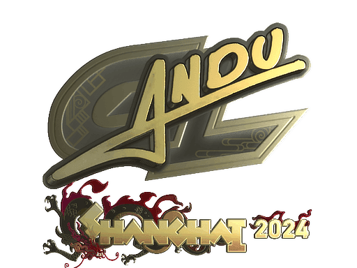 aNdu (Gold) CS2 Sticker