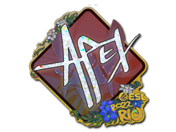 apEX (Glitter) CS2 Sticker