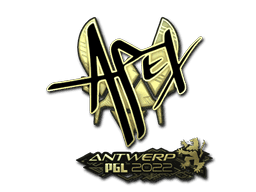 apEX (Gold) CS2 Sticker