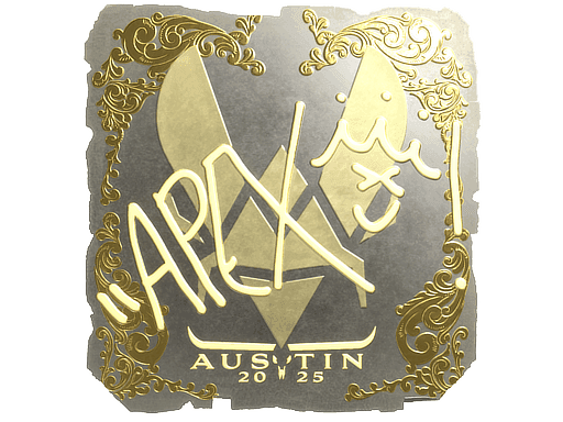 apEX (Gold) CS2 Sticker