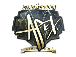 apEX (Gold) CS2 Sticker