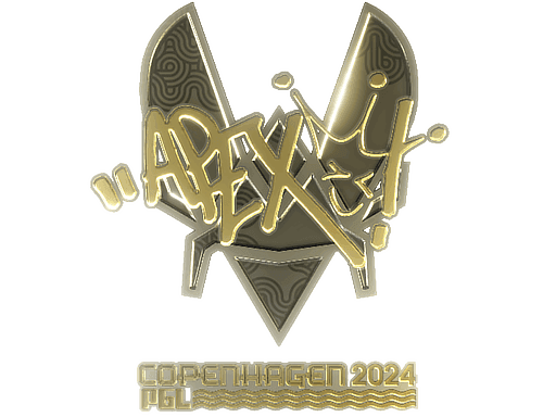 apEX (Gold) CS2 Sticker