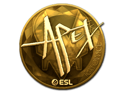 apEX (Gold) CS2 Sticker