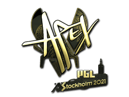 apEX (Gold) CS2 Sticker