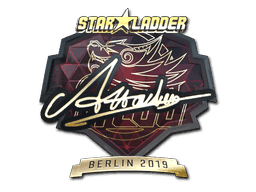 Attacker (Gold) CS2 Sticker