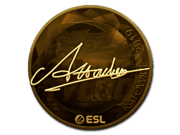 Attacker (Gold) CS2 Sticker