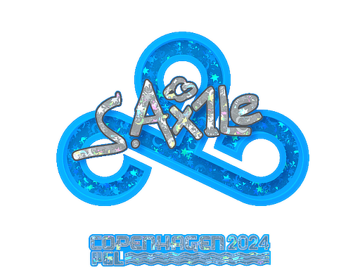 Ax1Le (Glitter) CS2 Sticker