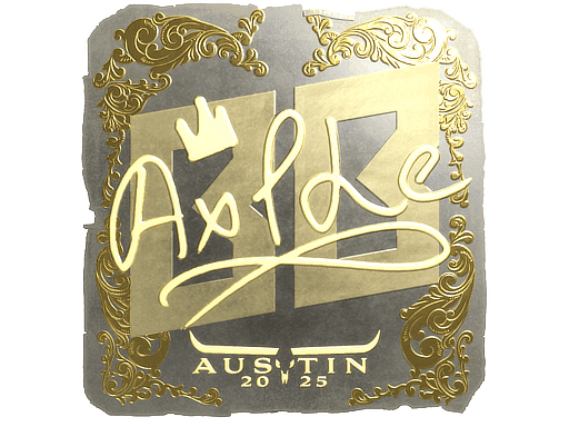Ax1Le (Gold) CS2 Sticker