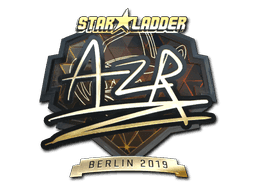 AZR (Gold) CS2 Sticker