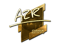 AZR (Gold) CS2 Sticker