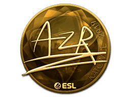 AZR (Gold) CS2 Sticker
