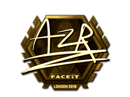 AZR (Gold) CS2 Sticker