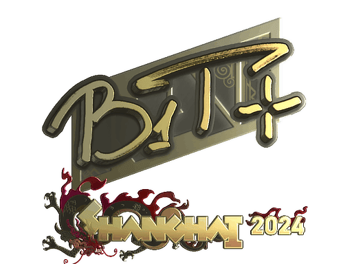 b1t (Gold) CS2 Sticker