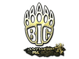 BIG (Gold) CS2 Sticker