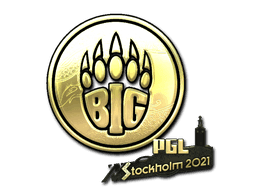 BIG (Gold) CS2 Sticker