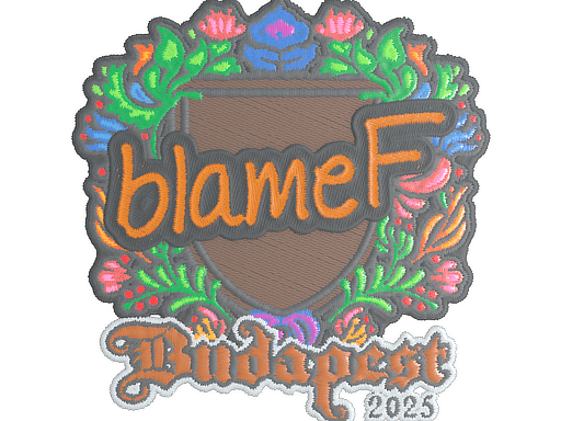blameF (Embroidered) CS2 Sticker