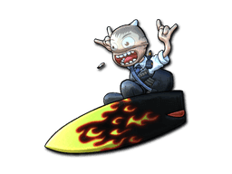 Blaze Surf K (Foil) CS2 Sticker