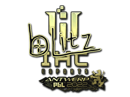 bLitz (Gold) CS2 Sticker