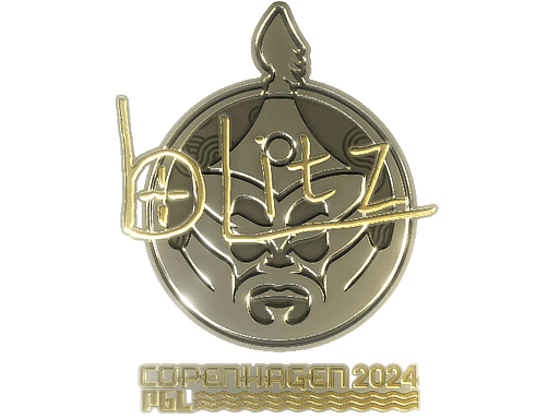 bLitz (Gold) CS2 Sticker