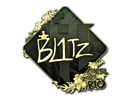 bLitz (Gold) CS2 Sticker