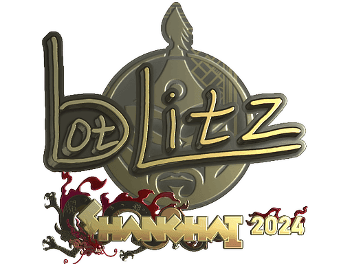 bLitz (Gold) CS2 Sticker