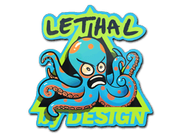 Blue Lethal CS2 Sticker