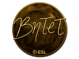 BnTeT (Gold) CS2 Sticker