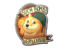 Bomb Doge CS2 Sticker