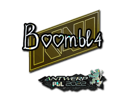 Boombl4 (Glitter) CS2 Sticker