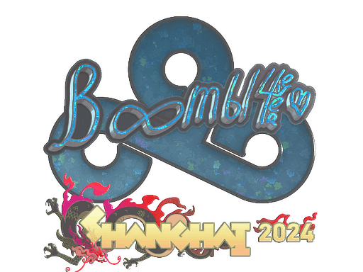 Boombl4 (Glitter) CS2 Sticker